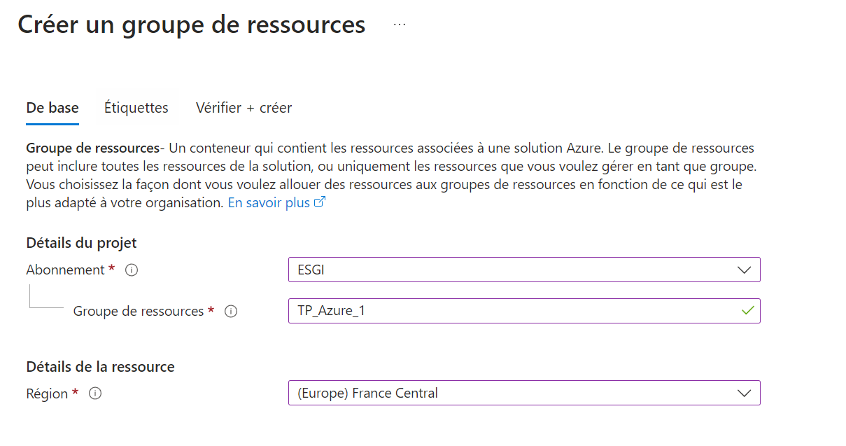 Groupe de ressource